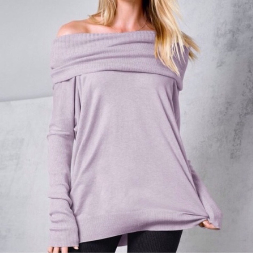 Victoria's Secret purple slouchy sweater